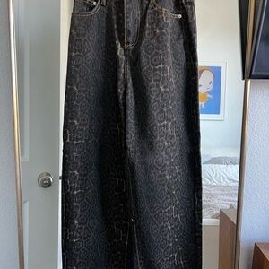 Leopard Jeans